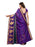 Purple Color Chanderi Silk Saree