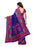 Purple, Multi Color Georgette Saree