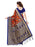 Navy Blue, Brown, Multi Color Poly Silk Saree only in Bigswipe