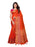 Orange Color Chanderi Silk Saree only in Bigswipe