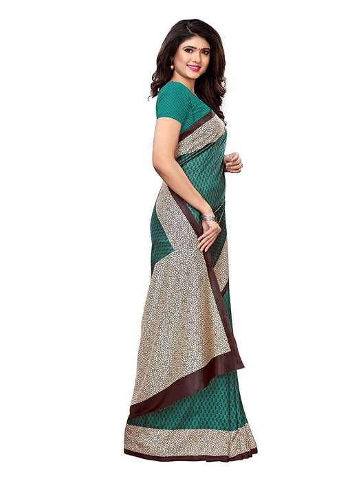 Green, Multi Color Vichitra Silk (Art Silk) Saree only in Bigswipe