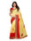 Beige, Red Color Poly Silk Saree only in Bigswipe