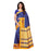 Navy Blue, Multi Color Vichitra Silk (Art Silk) Saree only in Bigswipe