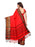 Red, Black Color Poly Silk Saree