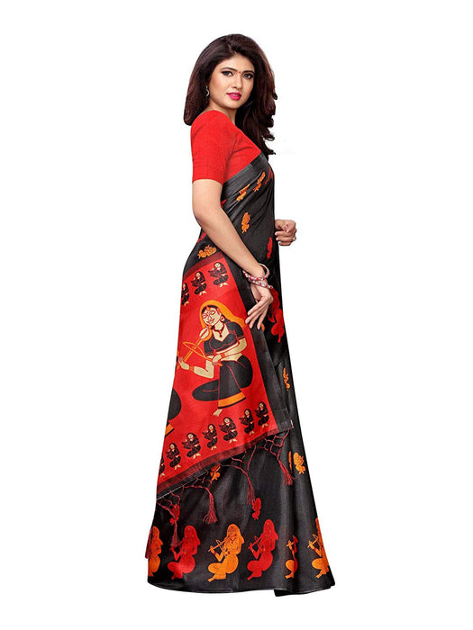 Black, Maroon Color Art Silk Saree only in Bigswipe