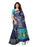 Navy Blue, Turquoise Color Art Silk Saree only in Bigswipe