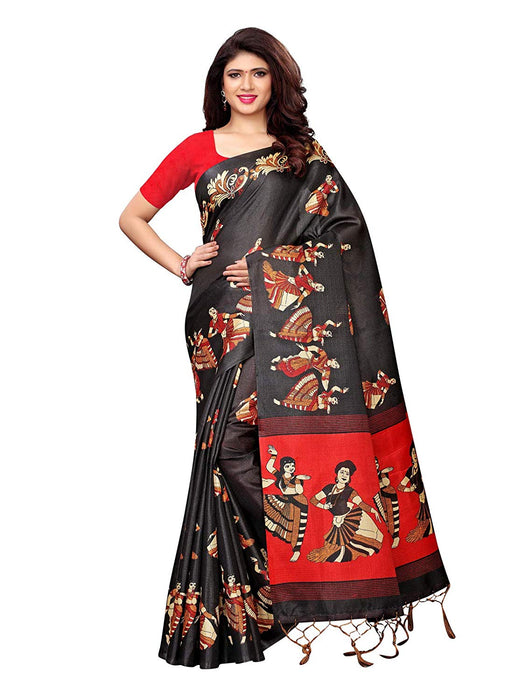 Black, Maroon Color Art Silk Saree only in Bigswipe