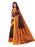 Brown, Multi Color Poly Silk Saree only in Bigswipe