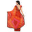 Georgette Fabric Red Color Saree with Blouse only in Bigswipe