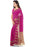 Printed Faux Georgette Pink Color Saree only in Bigswipe