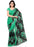 Printed Faux Georgette Green Color Saree only in Bigswipe