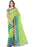 Printed Faux Georgette Green Color Saree only in Bigswipe