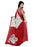 Printed Faux Georgette Red Color Saree only in Bigswipe