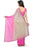 Printed Faux Georgette Light pink Color Saree only in Bigswipe