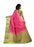 Pink Color Printed Silk Blend Saree With Blouse only in Bigswipe