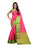 Pink Color Printed Silk Blend Saree With Blouse only in Bigswipe