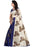 Cream Color Printed Bhagalpuri Silk Saree With Blouse only in Bigswipe