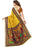 Mustard Color Printed Khadi Silk Saree With Blouse only in Bigswipe