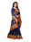 Blue Color Printed Bhagalpuri Silk Saree With Blouse only in Bigswipe