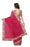 Pink Color Printed Chanderi Saree With Blouse only in Bigswipe