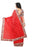 Red Color Printed Chanderi Saree With Blouse