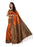 Orange Color Printed Mysore kalamkari Silk with jhalor Saree With Blouse only in Bigswipe