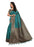 turquoise Color Printed Mysore kalamkari Silk with jhalor Saree With Blouse