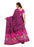 Purple Color Printed Khadi Silk Saree With Blouse