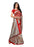 Red Color Printed Khadi Silk Jhalor Saree With Blouse