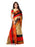 Beige, Red, Black Color Poly Silk Saree only in Bigswipe