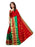 Green, Red, Golden Color Poly Silk Saree only in Bigswipe