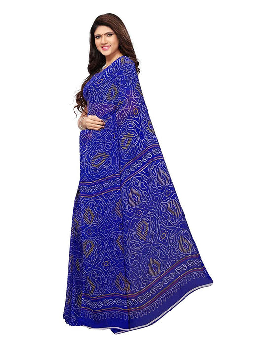 Blue Color Georgette Saree only in Bigswipe