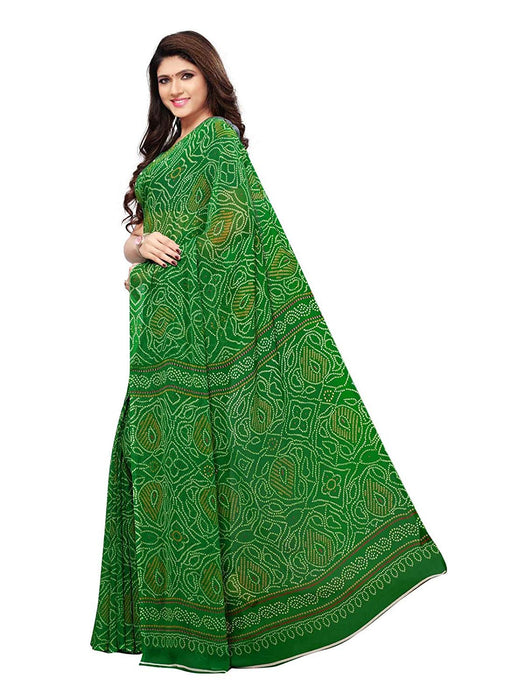 Green Color Georgette Saree only in Bigswipe