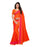 Orange, Pink Color Chiffon Saree only in Bigswipe