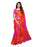 Pink, Orange, Multi Color Chiffon Saree only in Bigswipe