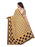 Yellow, Brown Color Georgette Saree