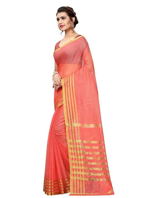 Pink Color Poly Silk Saree only in Bigswipe