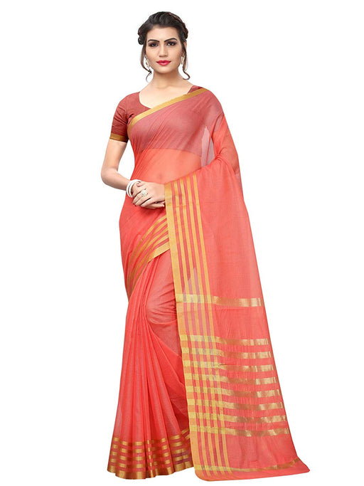 Pink Color Poly Silk Saree only in Bigswipe