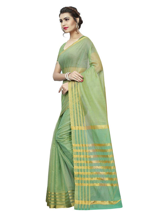 Green Color Poly Silk Saree only in Bigswipe