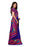 Purple, Multi Color Georgette Saree