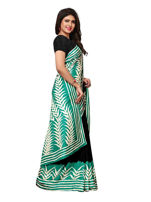 Black, Multi Color Poly Silk Saree only in Bigswipe