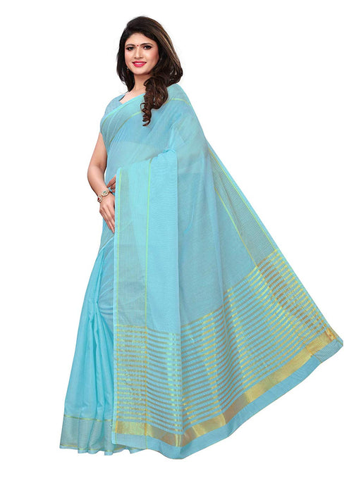 Blue Color Poly Silk Saree only in Bigswipe