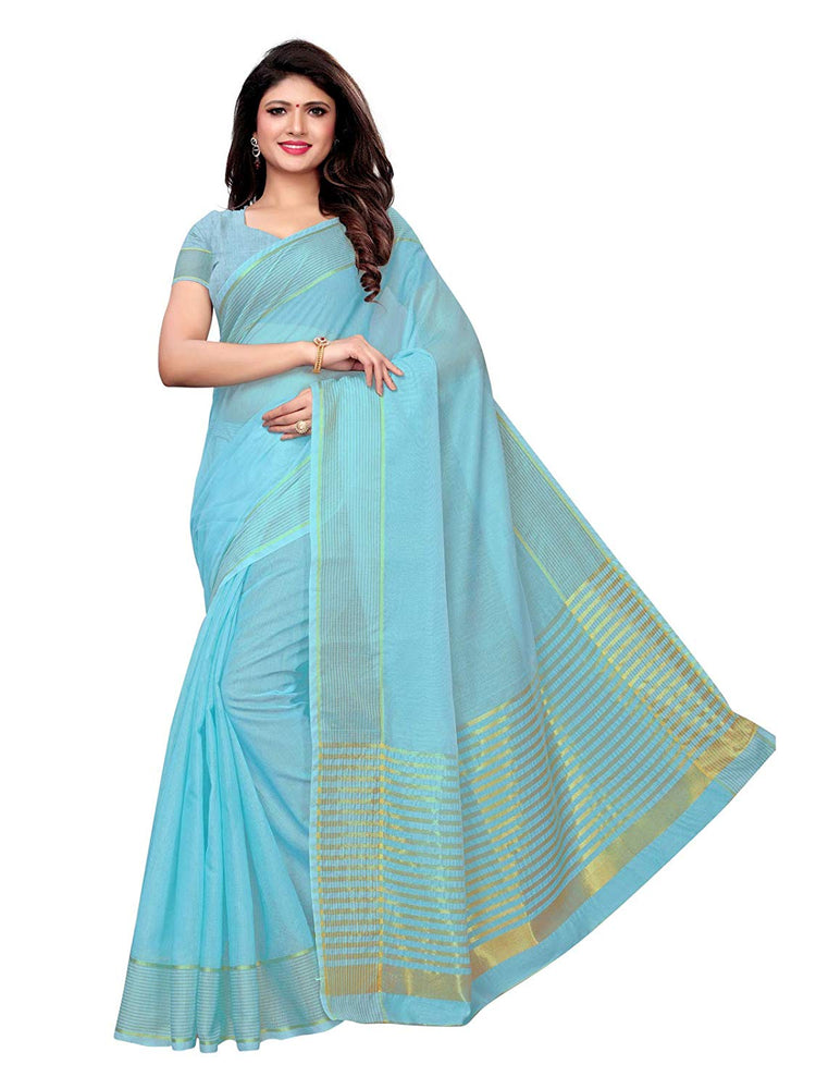 Blue Color Poly Silk Saree only in Bigswipe