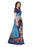 Navy Blue, Multi Color Bhagalpuri Silk Saree only in Bigswipe