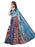 Navy Blue, Multi Color Bhagalpuri Silk Saree only in Bigswipe