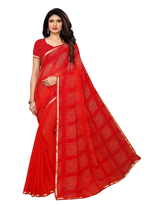 Maroon Color Chiffon Saree only in Bigswipe