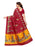 Maroon, Yellow Color Khadi Silk (Art Silk) Saree only in Bigswipe