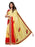 Beige, Red Color Poly Silk Saree only in Bigswipe