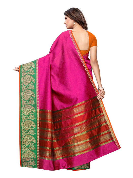 Purple Color Poly Silk Saree