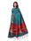 Turquoise, Maroon, Multi Color Poly Silk Saree